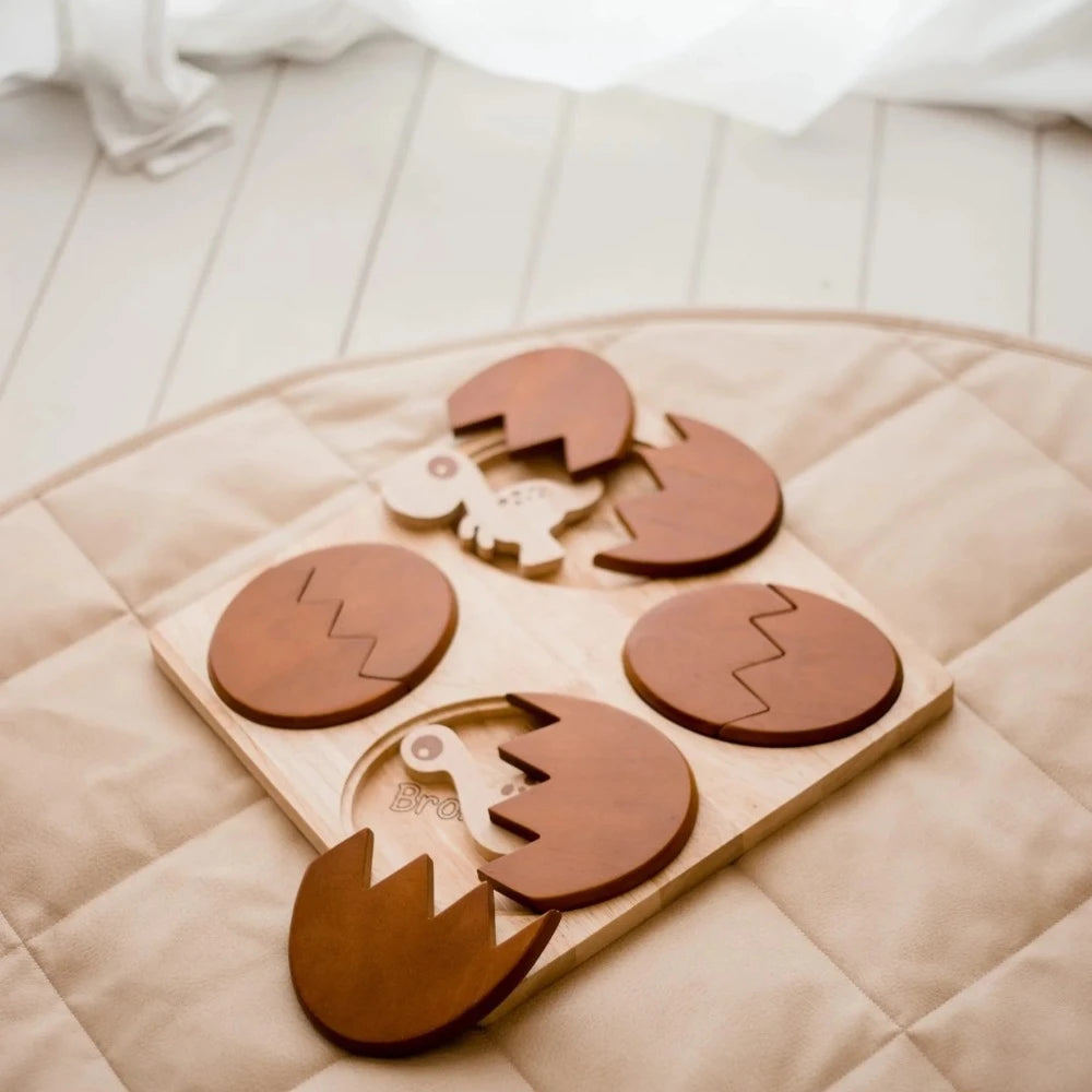 Dinosaur Wooden Hatching Puzzle