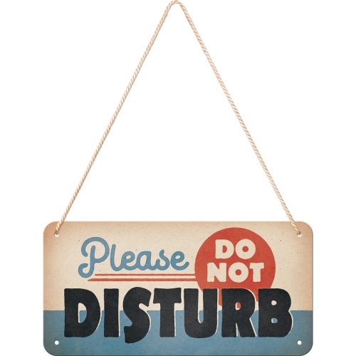 Do Not Disturb - Nostalgic-Art Hanging Sign - 10 x 20cm