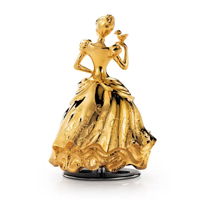 Dreamy Limited Edition Gilt Cinderella Pewter Music Carousel