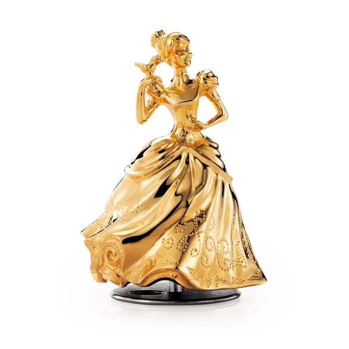 Dreamy Limited Edition Gilt Cinderella Pewter Music Carousel