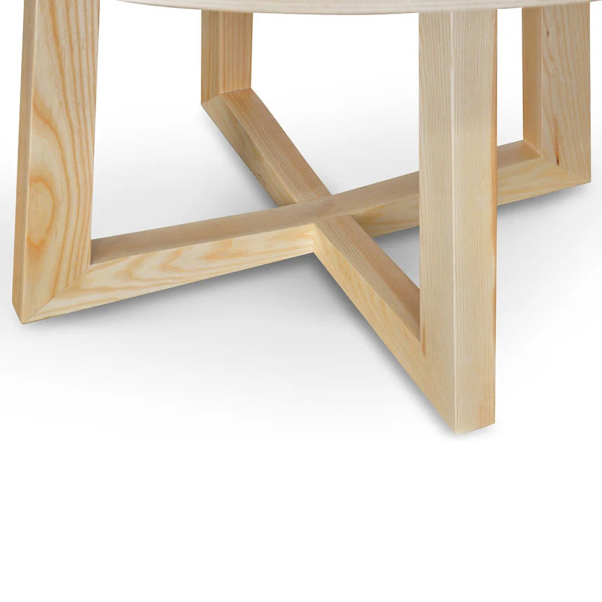 Durable Round Dining Table 150cms - Natural