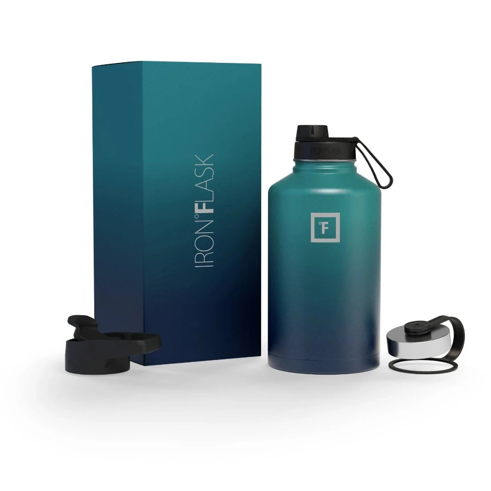 Easy-Grip Iron Flask Wide Mouth Bottle 1900ml - Available in 2 colors