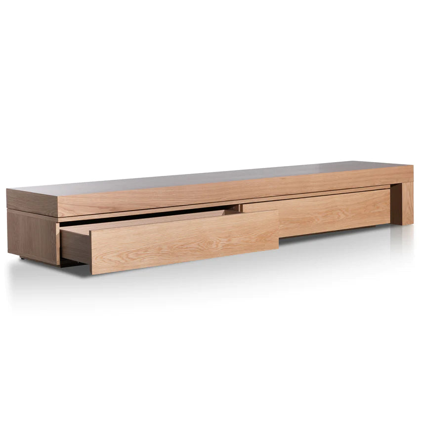 Echo Elegance Entertainment TV Unit 240cms - Natural