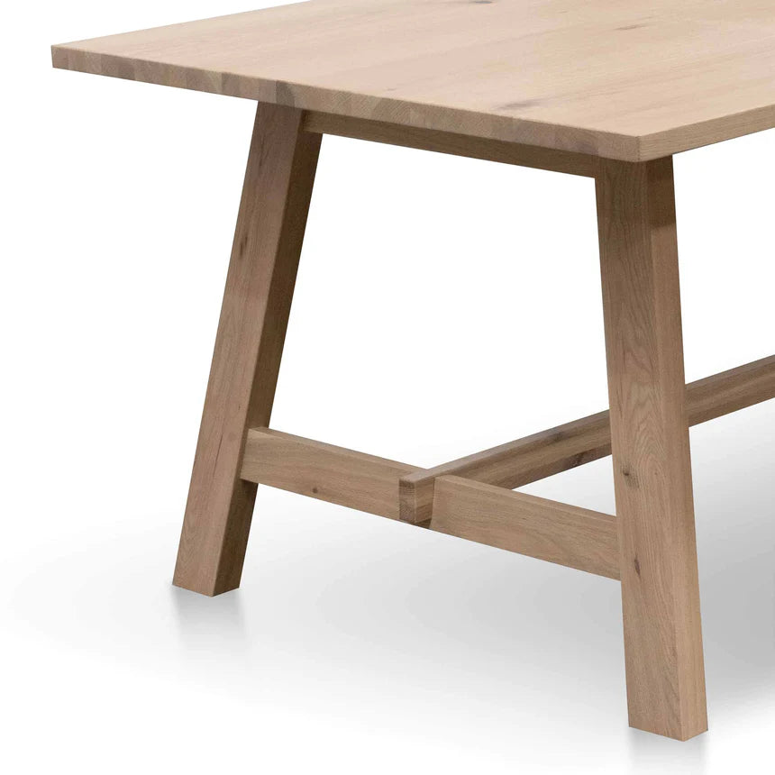 Eclectic Elegance Dining Table 220cms - Washed Natural