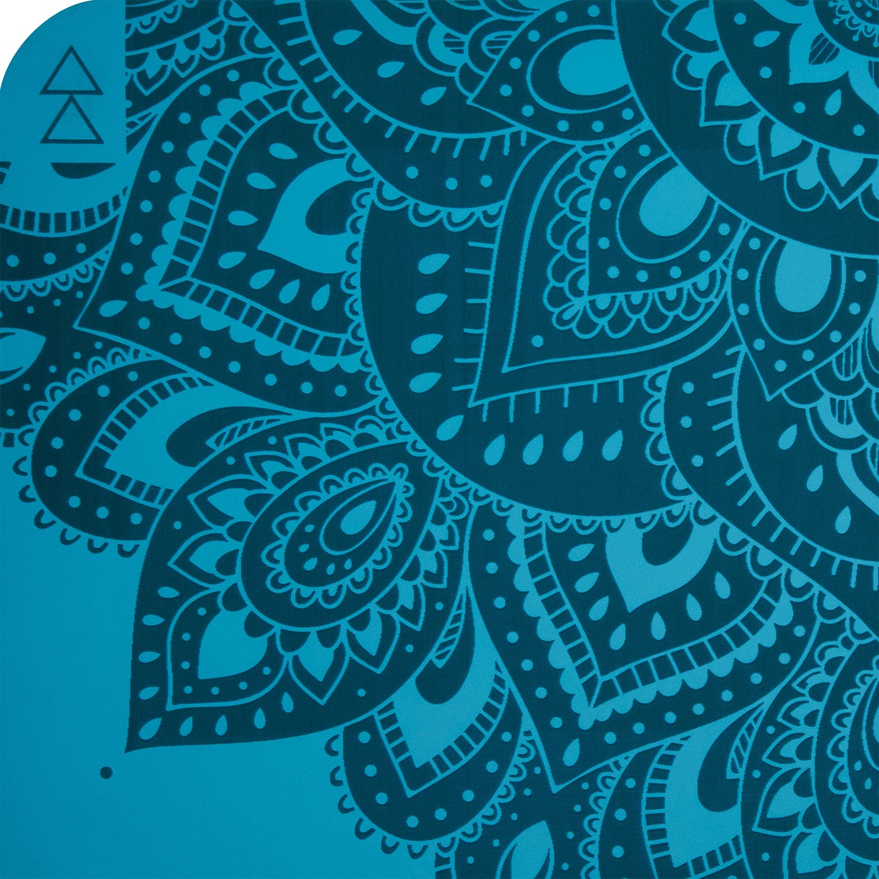 Eco-Friendly Design Lab Hand Yoga Towel 3mm - Mandala Aqua