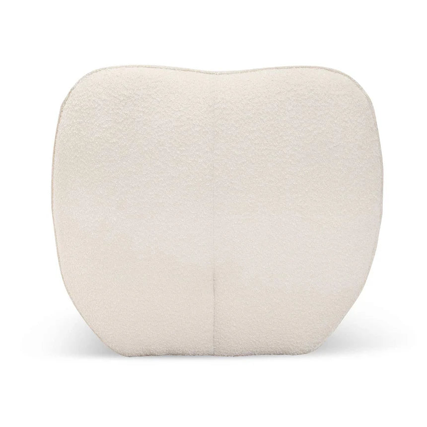 Effortless Charm Lounge Chair - Ivory White Boucle