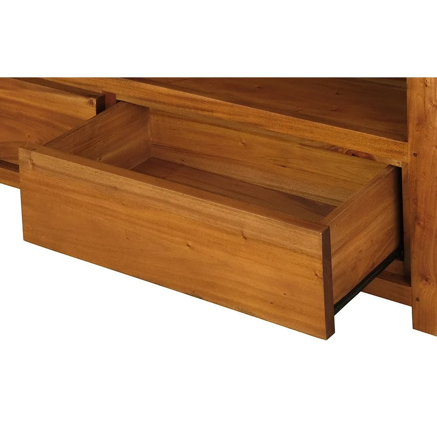 Effortless Style 3 Drawer Entertainment Unit - Light Brown