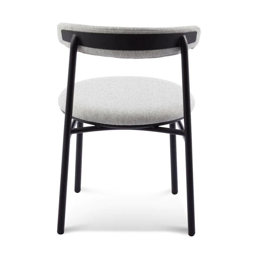 Elegance in Elm Dining Chair - Grey