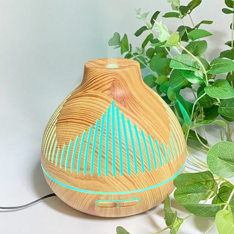 Elegant Aroma Diffuser Wood Grain - Available in 2 Colors