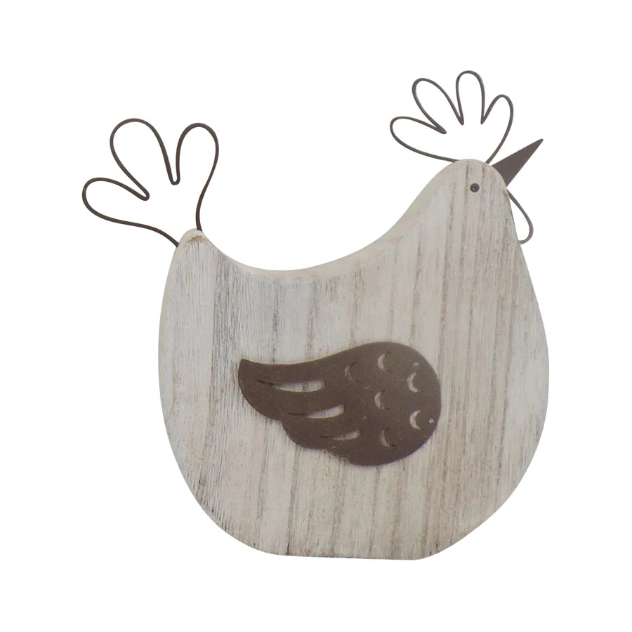 Elegant Hen and Chick Garden Statues Set of 2