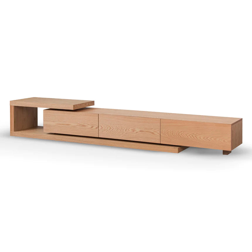 Elegant Lowline TV Unit 307cms - Natural