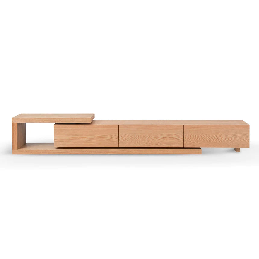 Elegant Lowline TV Unit 307cms - Natural