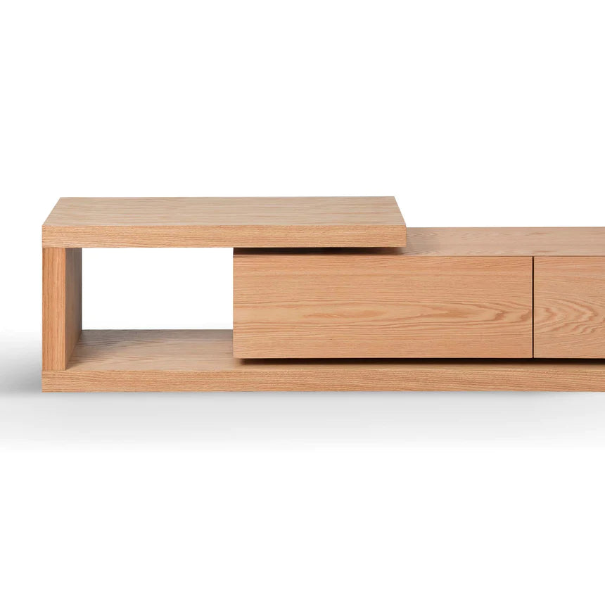 Elegant Lowline TV Unit 307cms - Natural