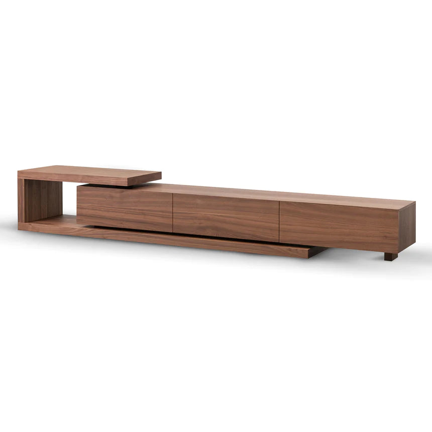 Elegant Lowline TV Unit 307cms - Walnut