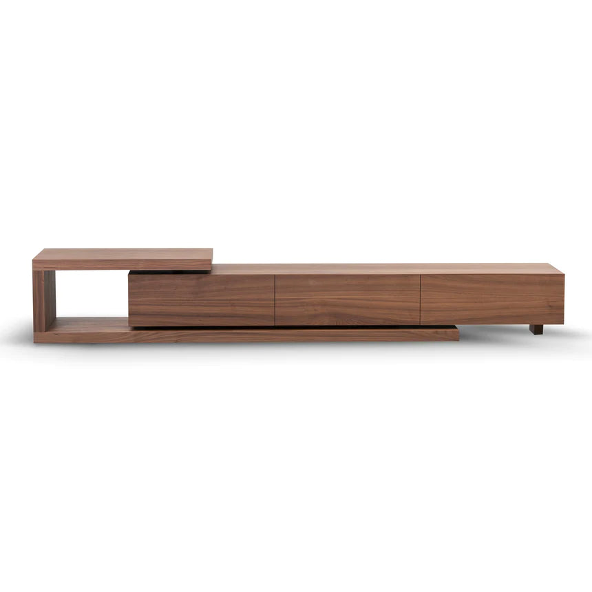 Elegant Lowline TV Unit 307cms - Walnut