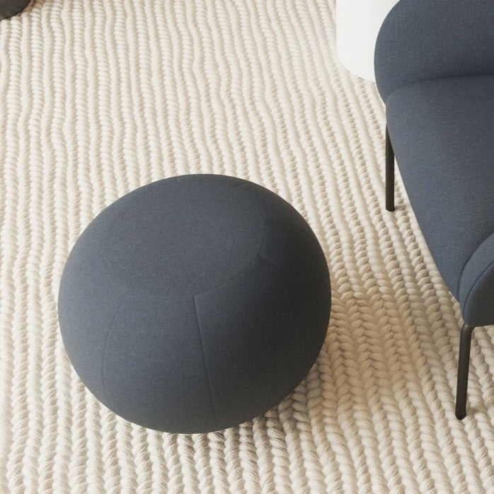 Elegant Round Haze Ottoman - Small (Available in 4 Colors)