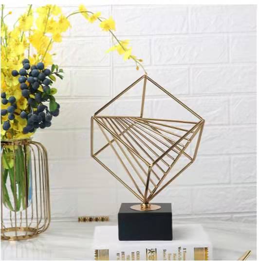 Elegant Rubik Cube Home Decor with Marble Base - 31cm