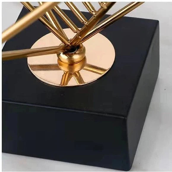 Elegant Rubik Cube Home Decor with Marble Base - 31cm