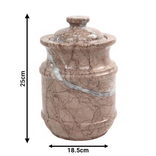 Elegant Silhouette Ornate Classic Urn - Brown