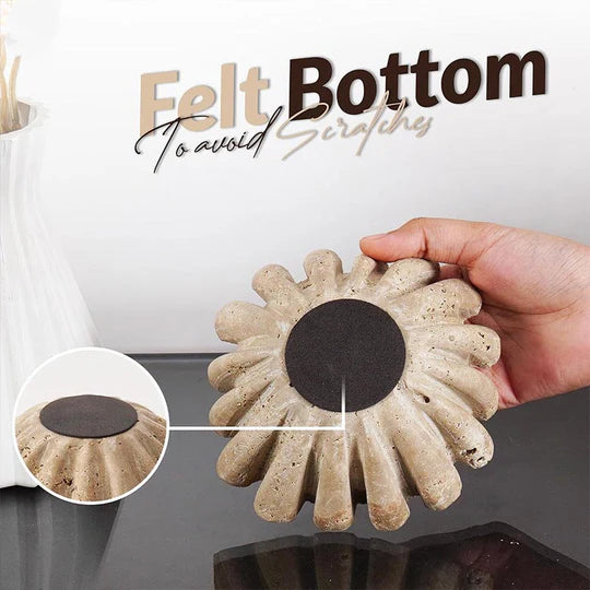 Elegant Wave-Edged Ruffle Fruit Bowl - 20cms