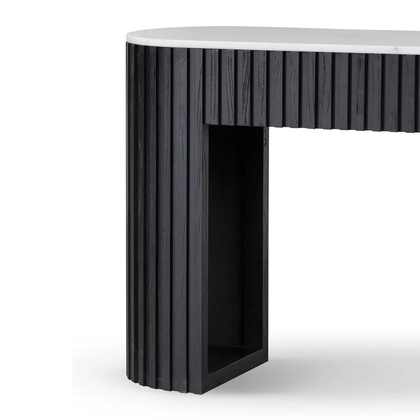 Elegant White Marble Console Table 150cms