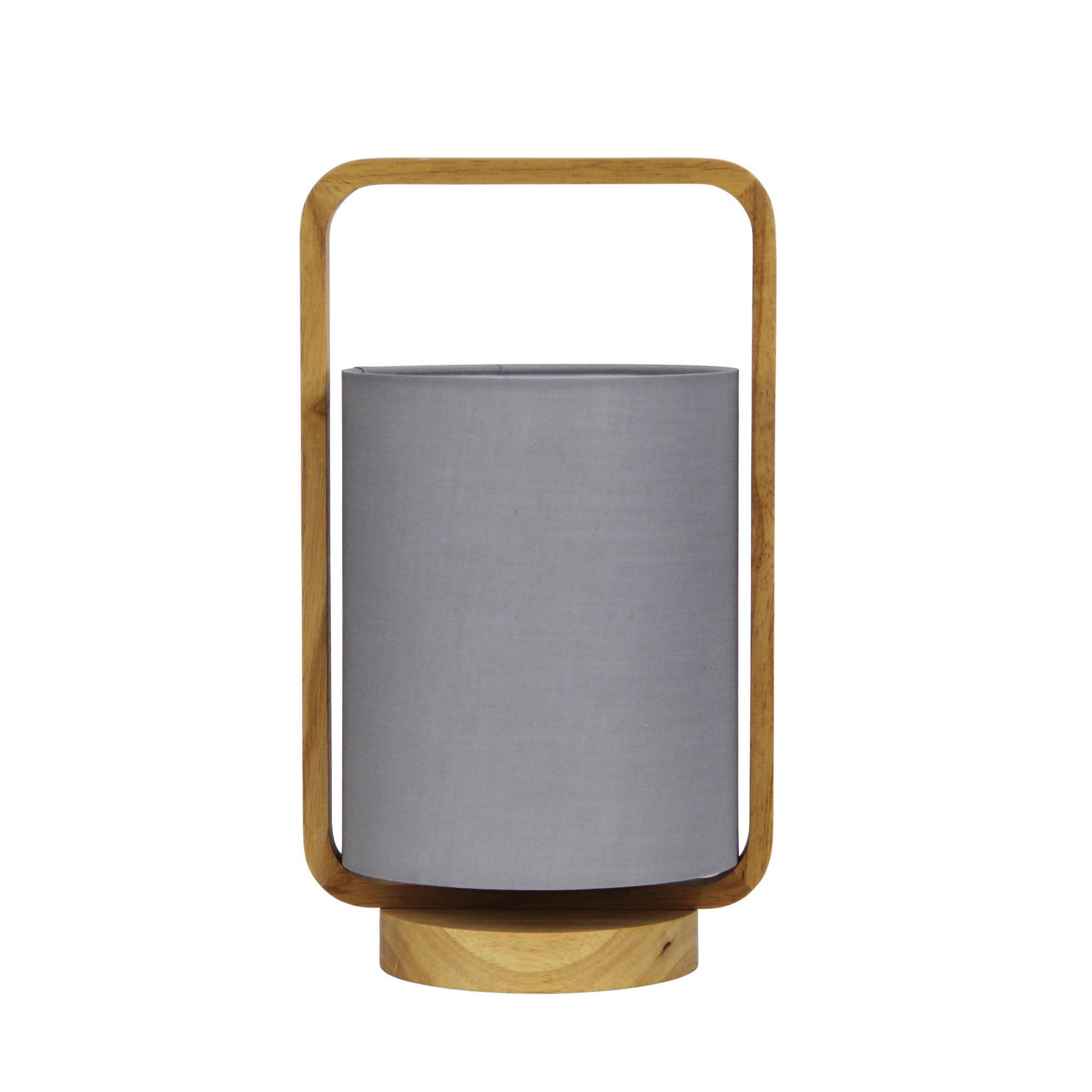 Elegant Timber and Cotton Lamp (Available in 4 Colors)