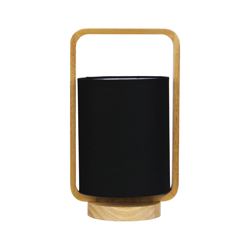 Elegant Timber and Cotton Lamp (Available in 4 Colors)