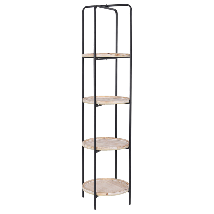 Emporium 4-Round Corner Shelf Unit - 160cms