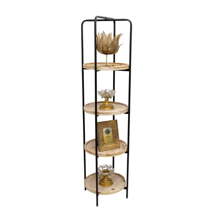 Emporium 4-Round Corner Shelf Unit - 160cms