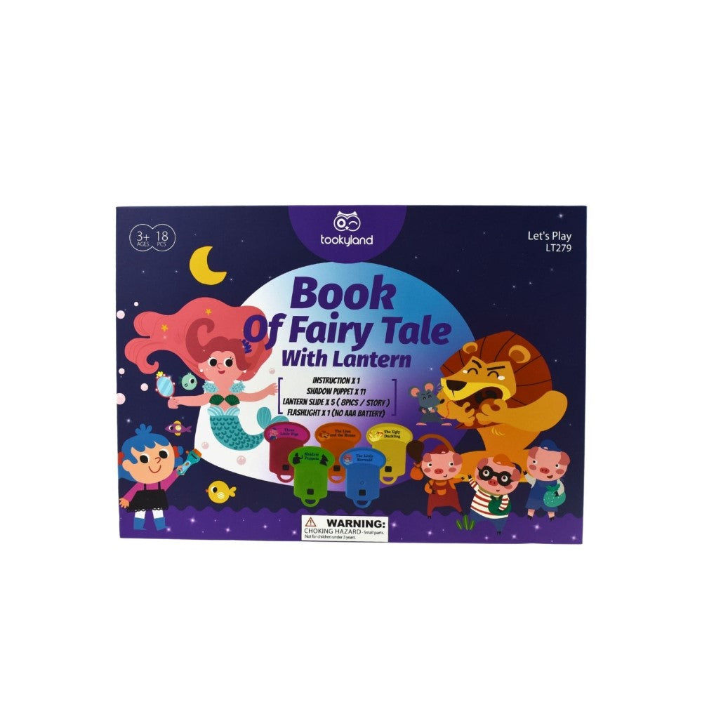Kids Shadow Theatre Puppets Storybook With 4 Fairy Tales