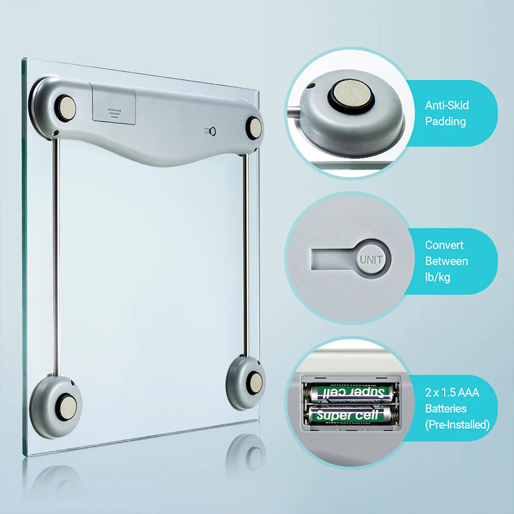 Etekcity Digital Body Weight Bathroom Scale + Blood Pressure Monitor