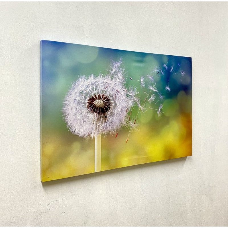 Eternal Embrace Canvas Painting - LED Dandelion