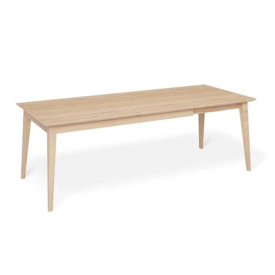 Extendable Oak Wooden Dining Table - 160 to 220cms