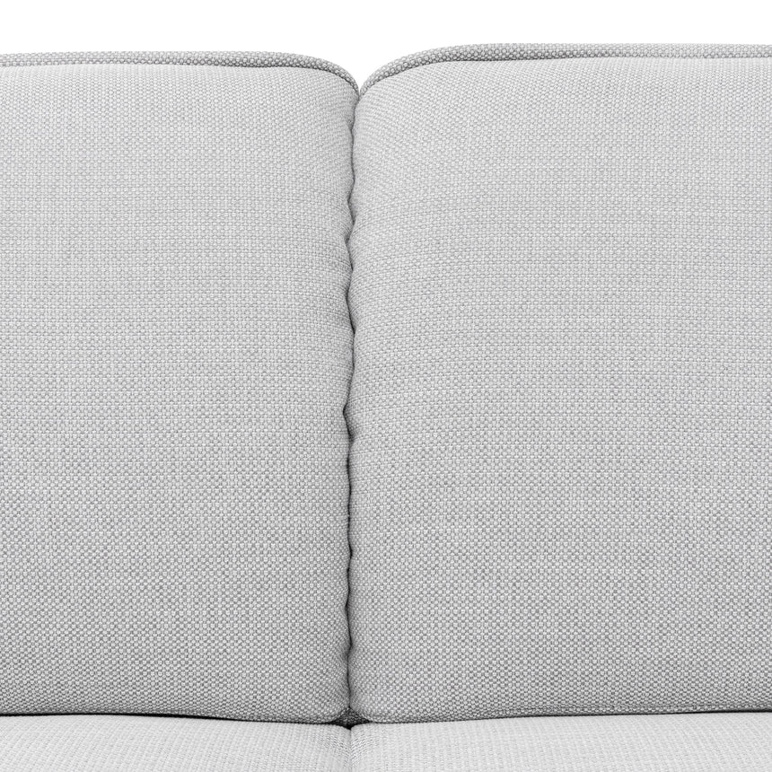 Fabric Finesse 2-Seater Sofa-Light Grey