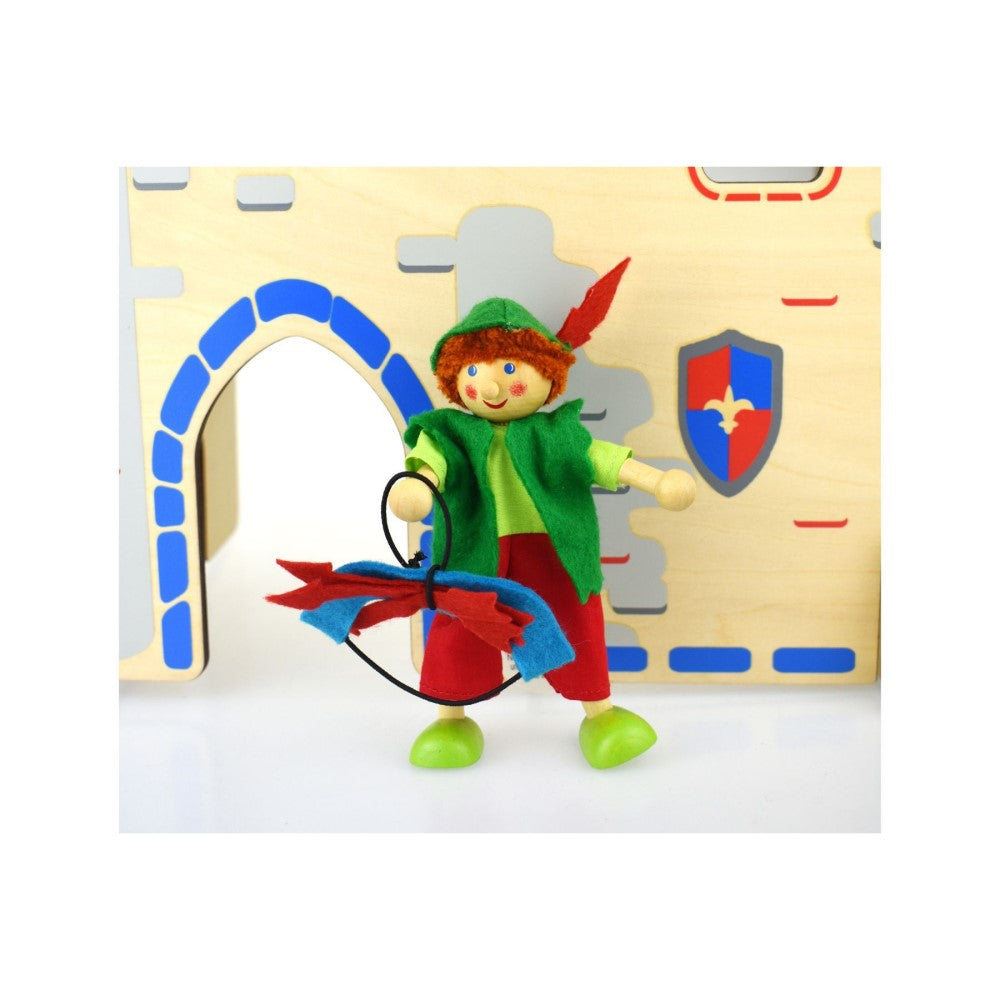 Fantasy Flexi Dolls - Wooden Fairytale Figures - Set of 6