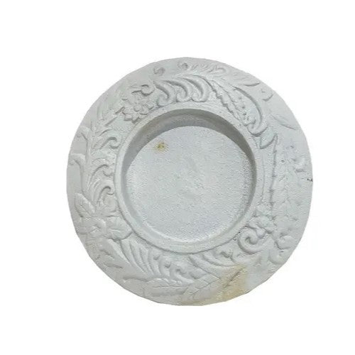Fern Leaf Cast Iron Plate Candle Stand (Available in 2 Colors)