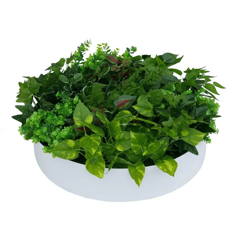 Fern & Ivy Leaf Artificial Wall Disc 60cms