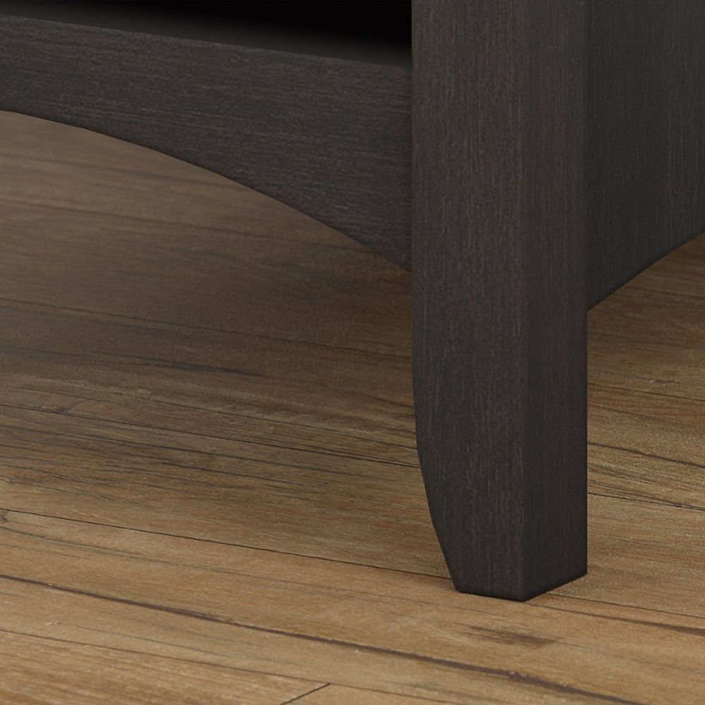 Engineered Wooden 2 Drawer Filing Cabinets Black