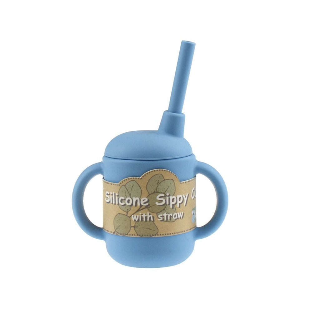 Flexi Grip Silicone Sippy Straw Cup (Available in 3 Colors)