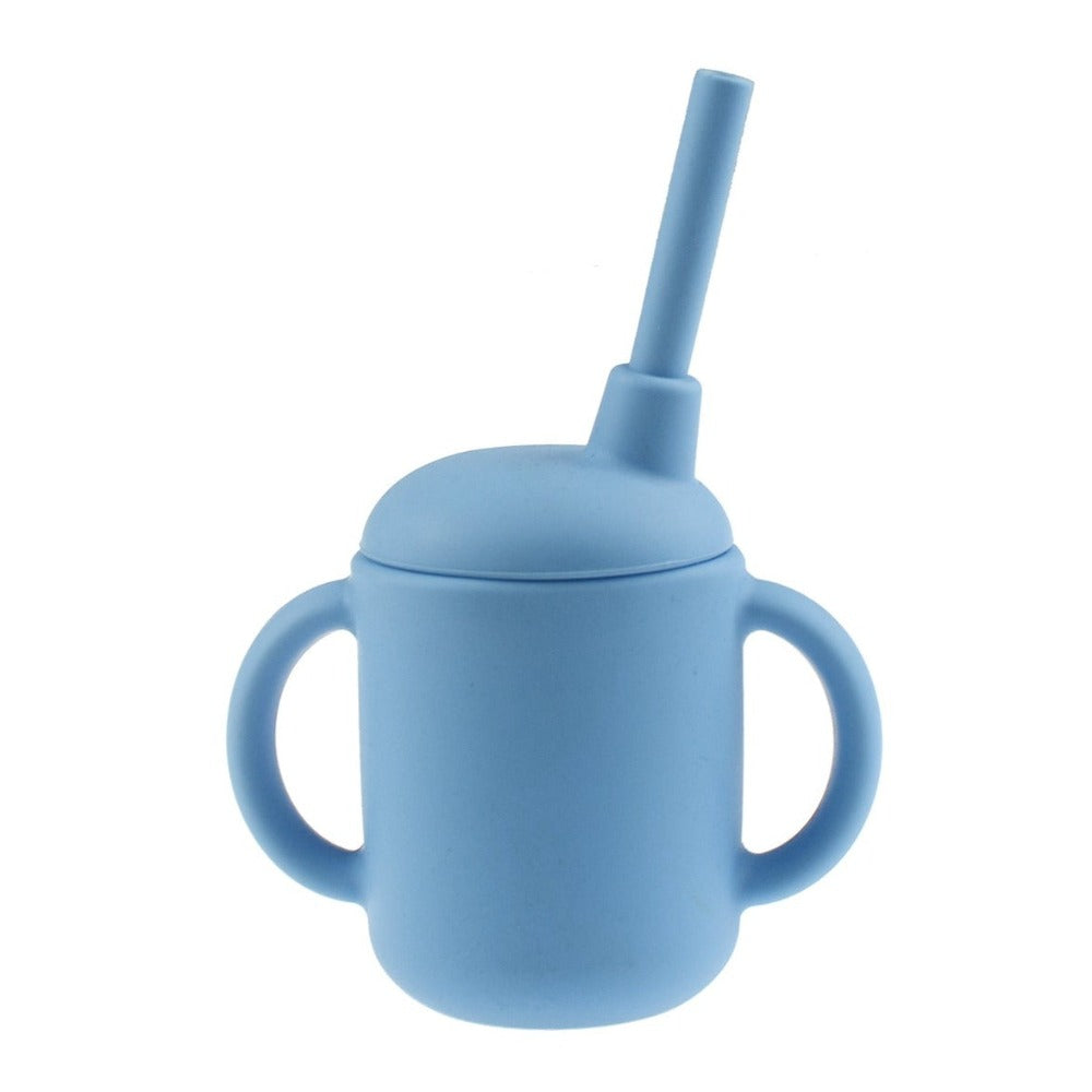 Flexi Grip Silicone Sippy Straw Cup (Available in 3 Colors)
