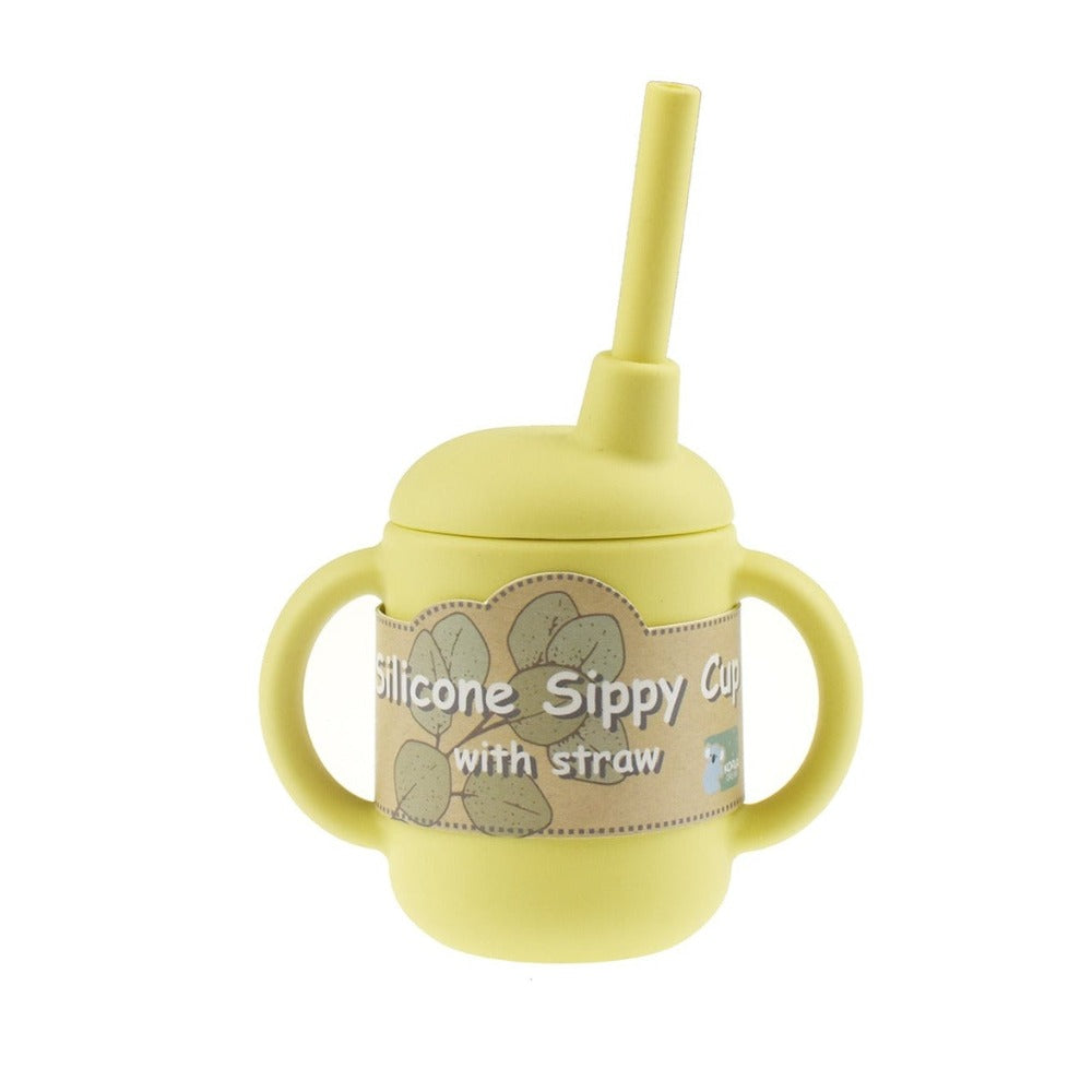 Flexi Grip Silicone Sippy Straw Cup (Available in 3 Colors)