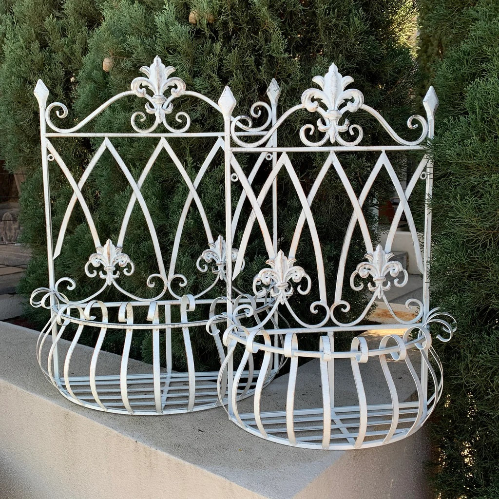 Floral Accents Wall Planters - Set of 2