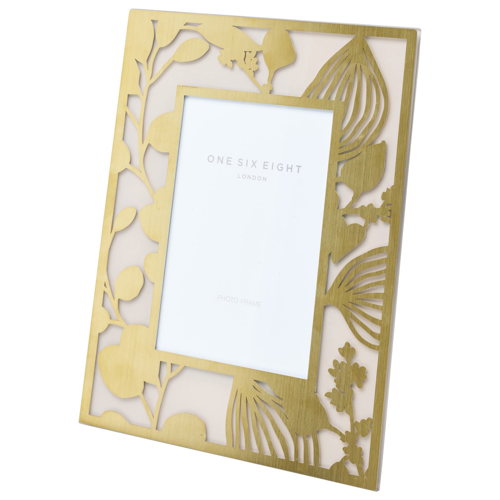 Floral Cascade Golden Metal Picture Frame (Available in 2 Sizes)