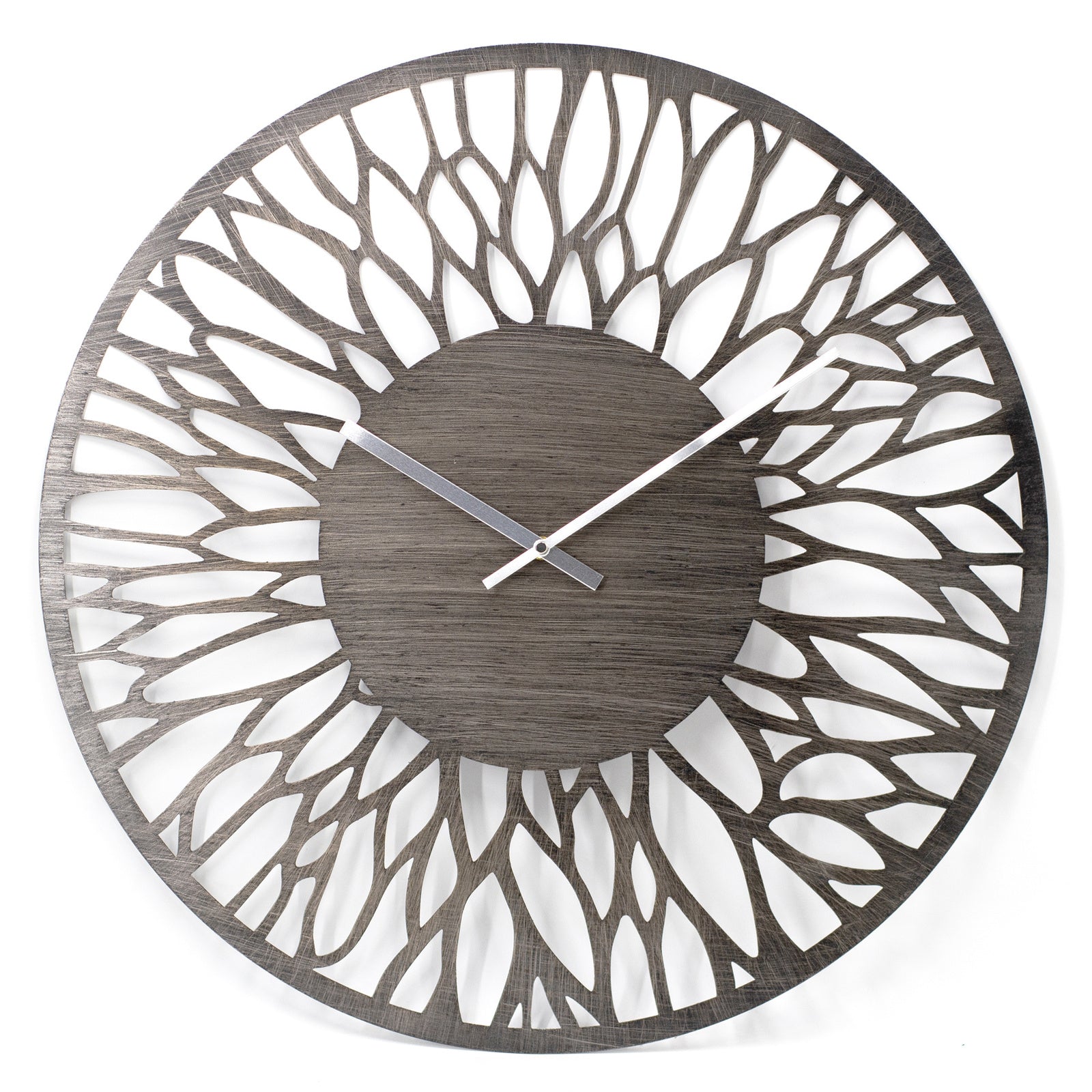Floral Fantasy Wooden Chronograph Clock 60cms