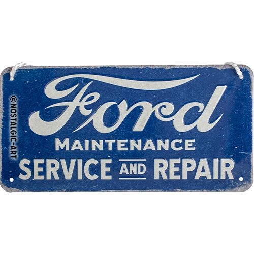 Ford - Service & Repair - Nostalgic-Art Hanging Sign - 10 x 20cm