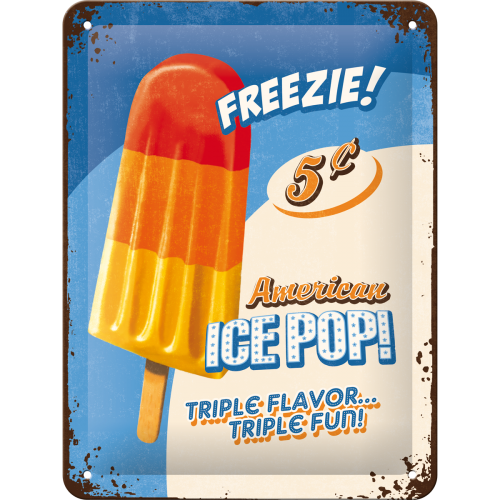 Freezie Ice Pop - Sign Board 15 x 20cm