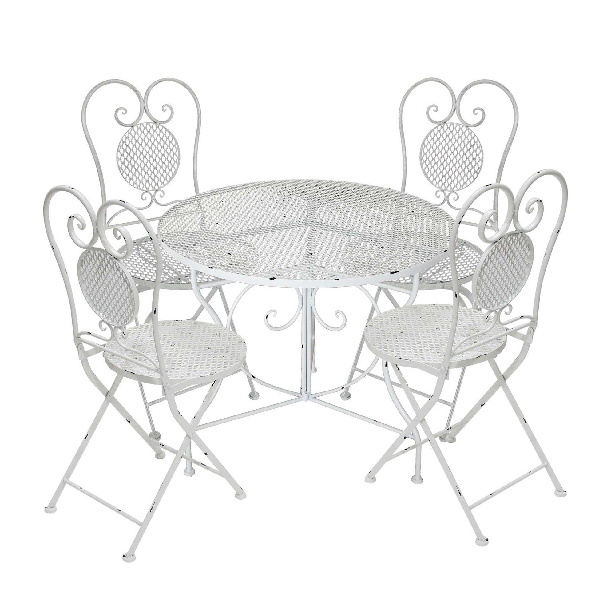 French Provincial Beauty Table and Chair - Set of 5