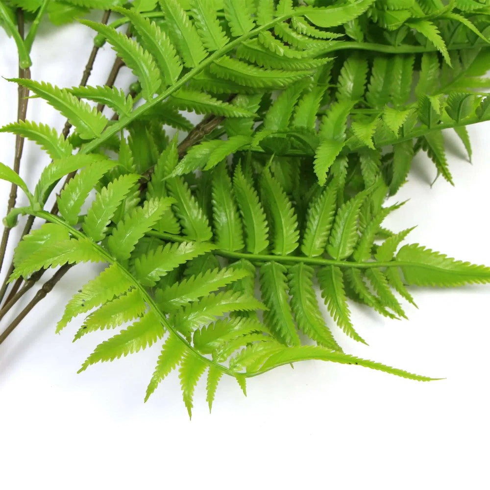 Fresh Artificial UV Resistant Fern Two-Tone Foliage 80cms