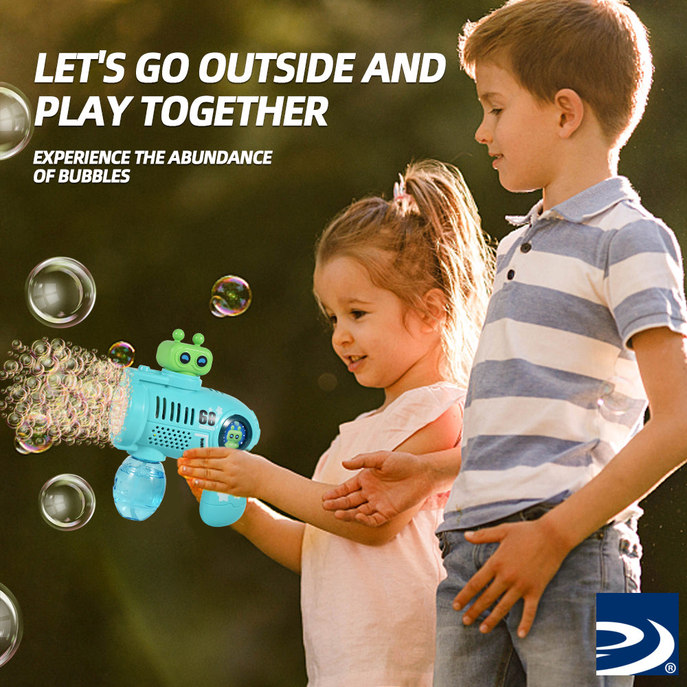 Fun Fill Kids Bubble Pistol - Aqua