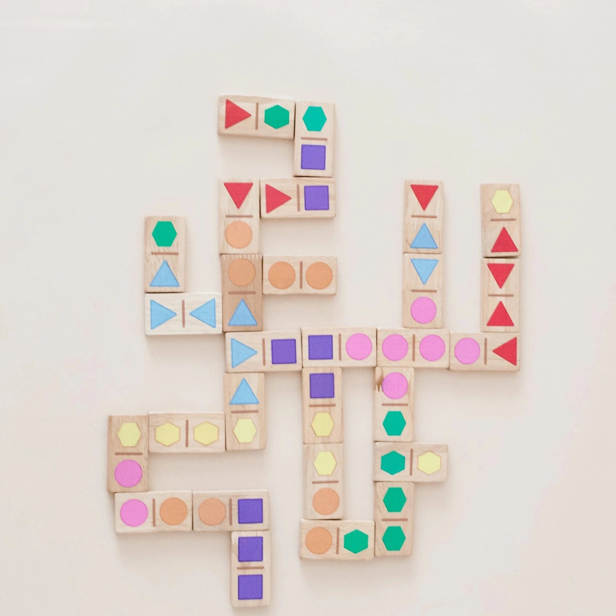 Fun Geometric Domino Set